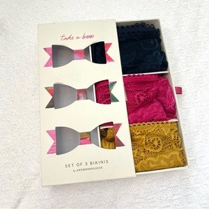 Anthropologie Bikini Panty Set